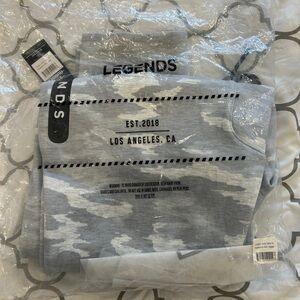 Legends Hawthorne Joggers grey white camo xl NWT